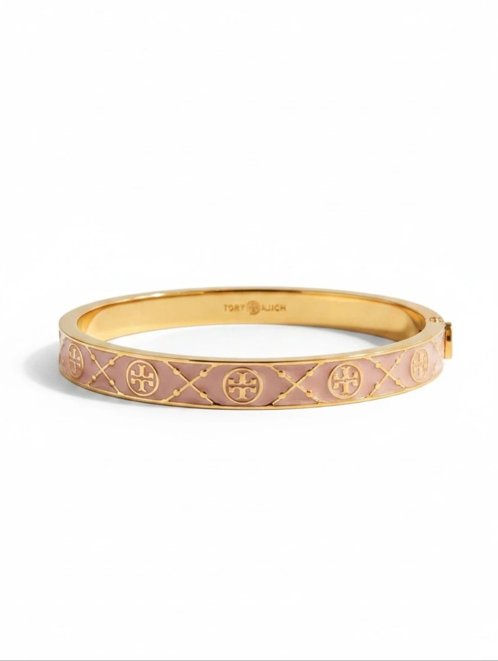 Tory Burch Icon T Monogram Hinge Bracelet
